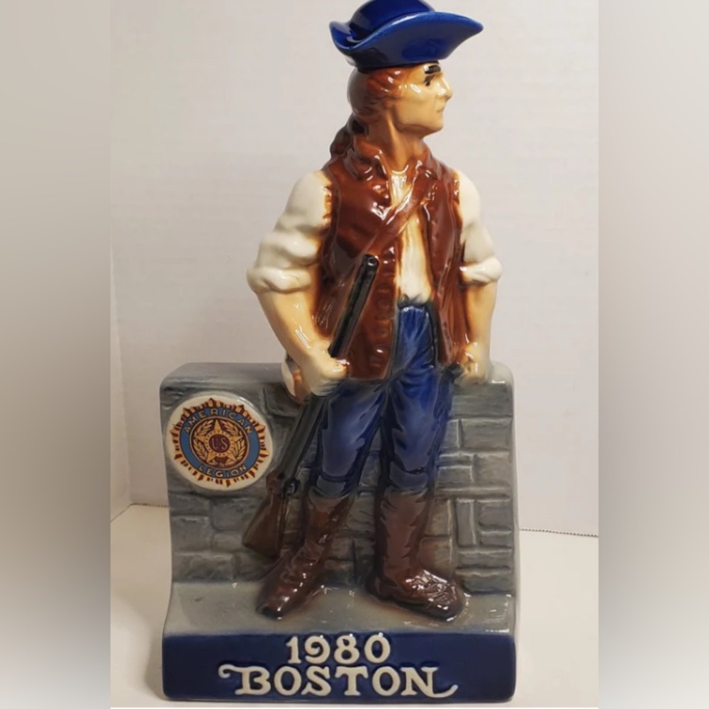 vintage 1980 Boston American Legion decanter